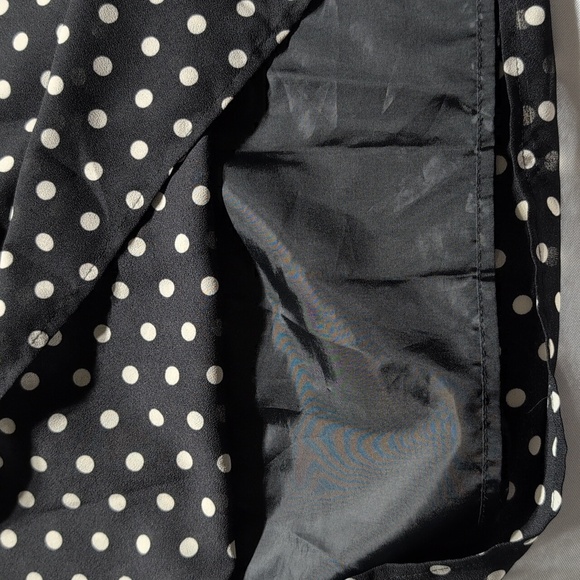 J Crew black Polka Dot dress size 0 - Picture 6 of 7